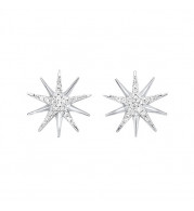 Gems One Silver Diamond (1/10 Ctw) Earring - ER31187-SSSC
