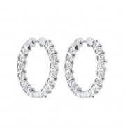 Gems One 14Kt White Gold Diamond (3Ctw) Earring - ER24587-4WC