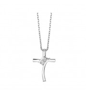 Gems One Silver Diamond (1/20 Ctw) Pendant - TWO1020-SSD