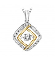Gems One 10KT Yellow Gold Rhythm Of Love Neckwear Pendant - 1/3 ctw - ROL1059-1YSSSC