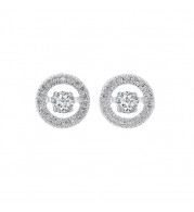 Gems One 14Kt White Gold Diamond (1/4Ctw) Earring - ROL1207-4WC