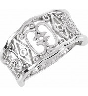 14K White Freeform Remount Ring - 51756322P