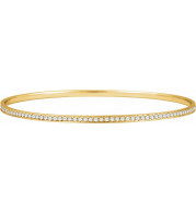 14K Yellow 1 1/2 CTW Diamond Bangle Bracelet 7 - 65175160000P