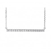 Gems One 14Kt White Gold Diamond (1/4Ctw) Pendant - PD31854-4WD