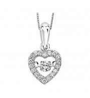 Gems One 10KT White Gold & Diamonds Stunning Neckwear Pendant - 1/5 ctw - ROL1021-1WDBL