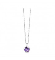 Gems One Silver Pendant - PD10725-SSNB