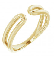 14K Yellow Negative Space Ring - 51750102P