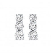 Gems One 14Kt White Gold Diamond (1Ctw) Earring - ER10221-4WF