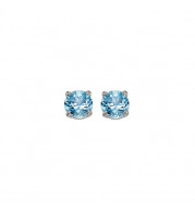 Gems One 14Kt White Gold Blue Topaz (7/8 Ctw) Earring - EBR45-4W