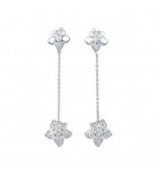 Gems One 10Kt White Gold Diamond (1/4Ctw) Earring - ER27687-1WD