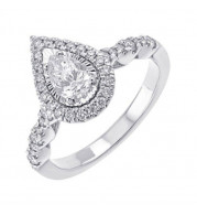 Gems One 14Kt White Gold Diamond(7/8Ctw) Ring - RG78803-4WB