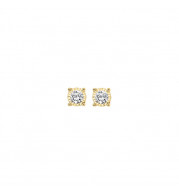 Gems One 14Kt Yellow Gold Diamond (1/10 Ctw) Earring - FE1259/10-4YC