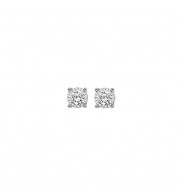 Gems One 14Kt White Gold Diamond (1/6Ctw) Earring - FE1259/15-4WC