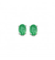 Gems One 14Kt White Gold Emerald (7/8 Ctw) Earring - EER45-4W