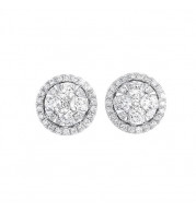 Gems One 14Kt White Gold Diamond (3/4Ctw) Earring - ER10248-4WC