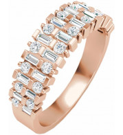 14K Rose 3/4 CTW Diamond Anniversary Band - 653559602P