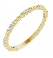 14K Yellow 1/6 CTW Diamond Anniversary Band - 123105601P