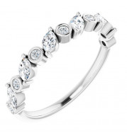 Platinum 3/8 CTW Diamond Anniversary Band - 123575603P