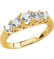 14K Yellow 1/2 CTW Diamond Anniversary Band - 67588120997P