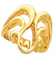 14K Yellow Freeform Ring - 547433036P