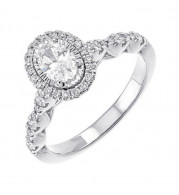 Gems One 14Kt White Gold Diamond(7/8Ctw) Ring - RG79531-4WB