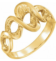 14K Yellow Freeform Ring - 51666297P