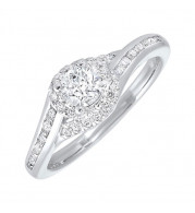 Gems One 14Kt White Gold Diamond(5/8Ctw) Ring - RG68787-4WC