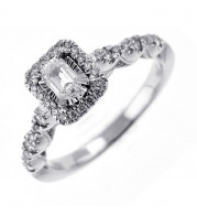 Gems One 14Kt White Gold Diamond(5/8Ctw) Ring - RG78807-4WB
