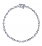 Gabriel & Co. 14k White Gold Lusso Diamond Tennis Bracelet - TB4217W45JJ