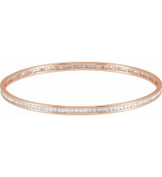 14K Rose 2 1/4 CTW Diamond Stackable Bangle 8 Bracelet - 67336103P