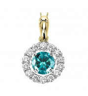 Gems One 14KT Yellow Gold & Diamond Rhythm Of Love Neckwear Pendant  - 3/4 ctw - ROL1042-4YCBL