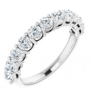 14K White 1 CTW Diamond Anniversary Band - 12297860006P
