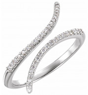 14K White 1/6 CTW Diamond Ring - 1227506001P