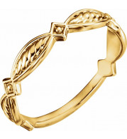 14K Yellow Stackable Ring - 51637102P