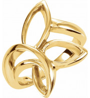 14K Yellow Freeform Remount Ring - 5701105306P