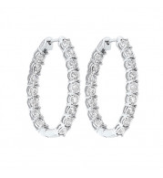Gems One 14Kt White Gold Diamond (1Ctw) Earring - ER24310-4WC