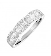 Gems One 14Kt White Gold Diamond (1/2Ctw) Ring - RG11816-4WDSC