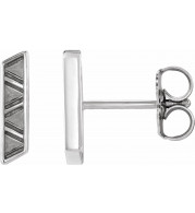 14K White Geometric Earrings - 86759600P