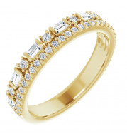 14K Yellow 1/2 CTW Diamond Anniversary Band - 124021601P