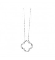 Gems One 14Kt White Gold Diamond (1/6Ctw) Necklace - PD10740-4WSC