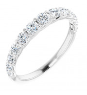 14K White 3/4 CTW Diamond Anniversary Band - 123897600P