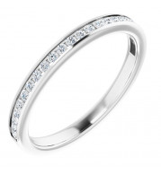 14K White 1/5 CTW Diamond Anniversary Band - 123015600P