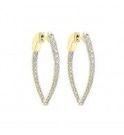 Gems One 14Kt Yellow Gold Diamond (1Ctw) Earring - ER10112-4YC