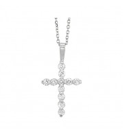 Gems One 14Kt White Gold Diamond (1/3Ctw) Pendant - HDCR007-4WD
