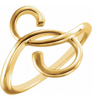 14K Yellow Freeform Ring - 51520103P