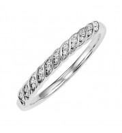 Gems One 14Kt White Gold Diamond (1/20 Ctw) Ring - FR1456-4WD