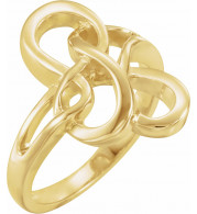 14K Yellow Freeform Ring - 50325961P