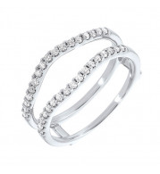 Gems One 14Kt White Gold Diamond(1/3Ctw) Ring - WB5772IR-4WC