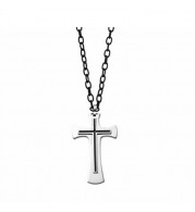 Gems One Steel Mens Jewelry Bas Cross Pend - AMS1001-ST