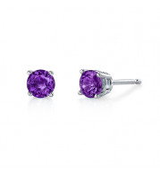 Stanton Color 14k Gold Amethyst Earrings